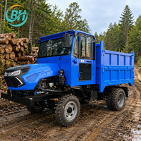 Mini-transporteur 4x4 diesel à grande capacité de chargement, configuration mini-camion benne pour travaux d'ingénierie