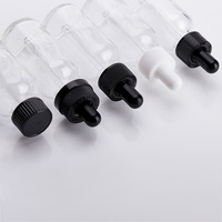 1 oz 2 oz 3 oz 4 oz 30ml 60ml 120ml cosmétique noir givré cosmétique boston verre rond huile fine brume pompe vaporisateur bouteilles