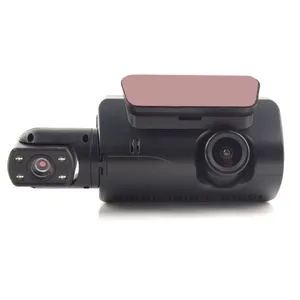 1080P Front 480P Car Dash Camera 3 Inch IPS Dashboard Cam 4 IR LED Driving Recorder Dash Cam