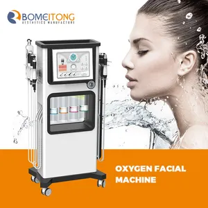 Trẻ Hóa Da Oxy Nước Làm Trắng Peel Microdermabrasion Oxy Oxy Máy Truyền Oxy Cho Mặt Aqua Peel 12 In1