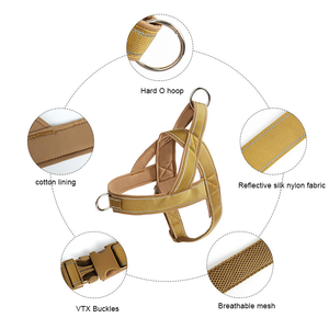 Colete de segurança durável para animais de estimação de alta qualidade por atacado arnês de rastreamento para cães reflexivos - Product Image 4