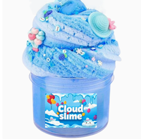 Ensemble de slime bleu cristal effet nuage pour enfants de 8 à 13 ans, jouet unisexe pâte à modeler et slime