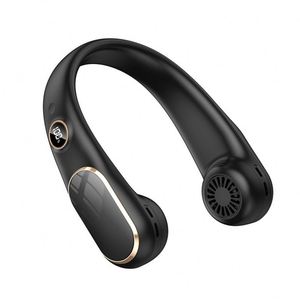 Ventilador de Cuello Portátil Inalámbrico Sin Aspas Recargable de 2400mAh-4000mAh para Deportes al Aire Libre y Viajes - Product Image 6