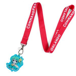 Mobile Phone Nylon <b>Lanyard</b> Acrylic Pendant Decoration Keychain Personalizado Printed <b>Polyester</b> Neck <b>Lanyards</b> with logo Custom - Product Image 2