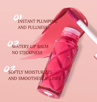 Votre logo magnifique teinte brillant à lèvres Ultra-Glossy Lip Glass No Animal Trial Vitamin E permanent vibrant perle finition glowy Lip oil