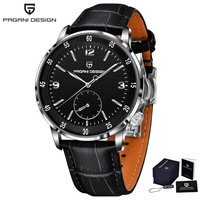 Montre-bracelet de luxe Pagani Design PD-1790 1790, bracelet en cuir, étanche, automatique, mécanique, pour homme, Reloj Hombre