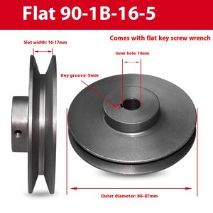 สายพานเหล็กหล่อ BK30วีแบบร่องเดี่ยว3.15 "สำหรับ4L B & สายพาน5L มอเตอร์ปรับแต่งได้" - Product Image 4