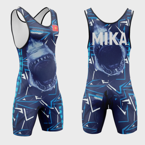 2025 nuevas camisetas de lucha libre personalizadas para hombres, traje de levantamiento de pesas por sublimación a la venta - Product Image 6