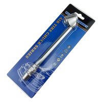 Tige d'extension droite à double embout pour gonflage de pneus de voiture, moto, vélo – Accessoire pour compresseur d'air