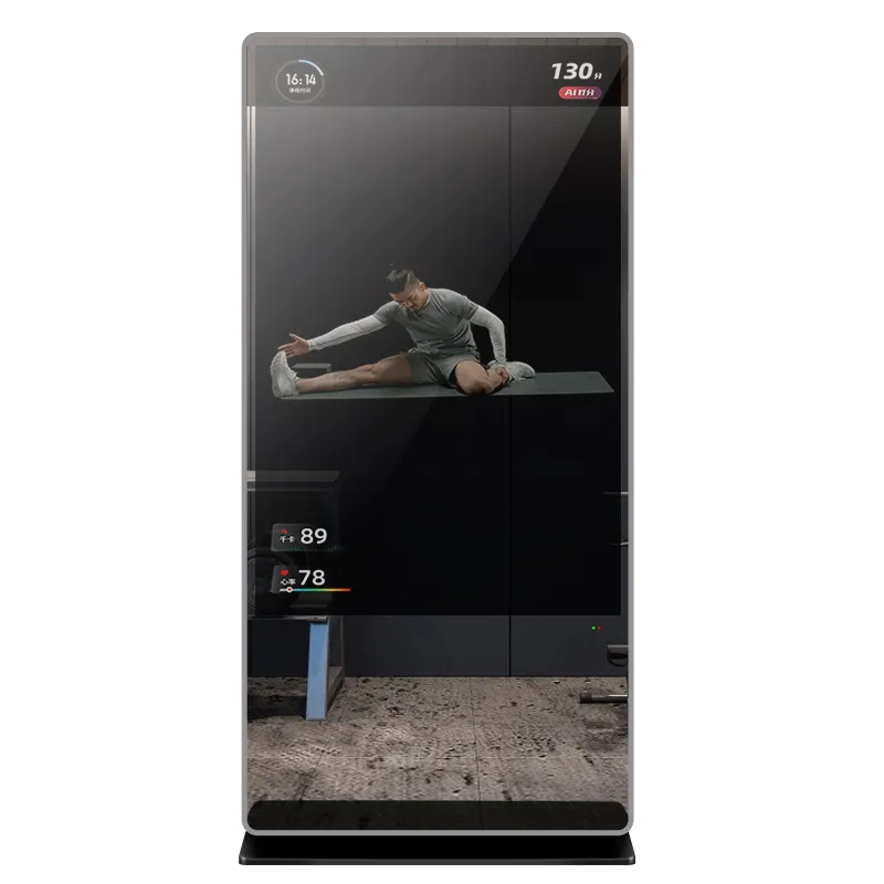 Beste Qualität Touchscreen Digital Signage Smart LCD Magic Mirror für Fitnessraum