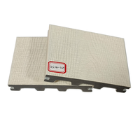 Plancher composite WPC moderne et écologique de 18 mm, antidérapant, imperméable, à grain de bois, rectangulaire, système DUAL LOCK, garantie 5 ans, résistant à l'humidité