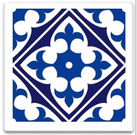 Ensemble de sous-verres en céramique conçus sur mesure, grands tapis et tampons d'art en mosaïque à dos de liège