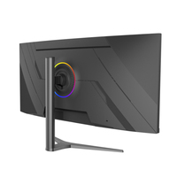 Pas cher 37.5 pouces Ultra Wide Gaming Monitor 3840x1600 100Hz Curved R2300 Gaming Monitor 4K Desktop Esports Computer Monitor