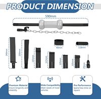 Kit d'outils de calage en acier de haute qualité GTYPRO 7 pièces pour l'alignement de l'arbre à cames et du vilebrequin, outils pour véhicules diesel VW Audi SEAT Skoda