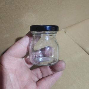 Mini pots en verre <span class=keywords><strong>de</strong></span> 7 oz pour yaourt avec couvercles en liège, pots en verre pour pouding, récipients en verre avec couvercles, pots Mason, cadeaux <span class=keywords><strong>de</strong></span> <span class=keywords><strong>mariage</strong></span>, pots à <span class=keywords><strong>miel</strong></span> - Product Image 2