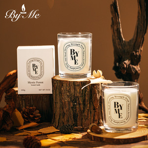 Velas Aromáticas de Cera de Soya en Frascos de Vidrio Blancos, Estilo Moderno, Misteriosas, de Lujo, con Etiqueta Privada Personalizada, para Uso Diario - Product Image 2