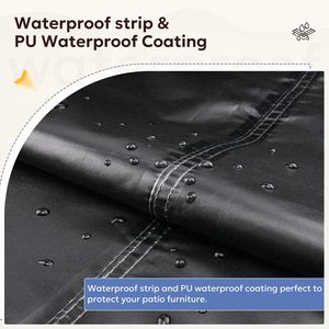 Nhà Máy Trực Tiếp Tùy Chỉnh Polyester Không Thấm Nước Vải Bao Gồm Cho Đồ Nội Thất Ngoài Trời Bảo Vệ Bàn Sofa Sân Từ Bụi Mưa - Product Image 3