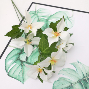 Flores Artificiales de Seda, Adorno Floral para Boda, Decoración del Hogar, Plástico de Alta Simulación - Product Image 3