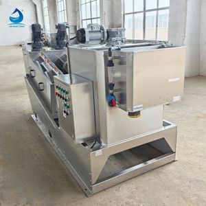 Máquina Deshidratadora de Lodos de Acero Inoxidable Jinwantong, Prensa de Tornillo <span class=keywords><strong>para</strong></span> Plantas de Tratamiento de Aguas Residuales, Deshidratador de Lodos Eficiente - Product Image 4