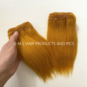 2025 DIY <span class=keywords><strong>Blythe</strong></span> Doll Extensiones de cabello Trama de cabello de cabra Tipo recto - Product Image 4
