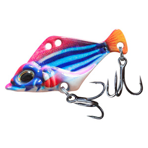 Leurre Vibra 3D avec revêtement UV, lumière bleue, en alliage de zinc, appât artificiel pour la pêche au bar - Product Image 1