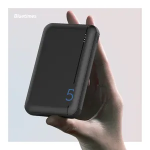 Bluetimes Factory Price Cheapest Slim 5000mAh Power Bank lithium ion battery pack Portable Power Bank