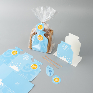 ถุงใส่ขนมปัง OPP แบบใส สดใหม่ <span class=keywords><strong>อร่อย</strong></span> <span class=keywords><strong>พ</strong></span>ร้อมหน้าต่างมองเห็นได้ ถุงตั้งได้ สำหรับบรรจุขนมปังปิ้ง เหมาะสำหรับร้านเบเกอรี่และใช้ในบ้าน - Product Image 5