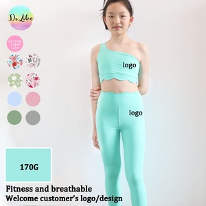 Cô gái sò Dresses UPF 50 + trẻ em cô gái tập thể dục Yoga ăn mặc tùy chỉnh thể thao ăn mặc hoạt động mặc - Product Image 4