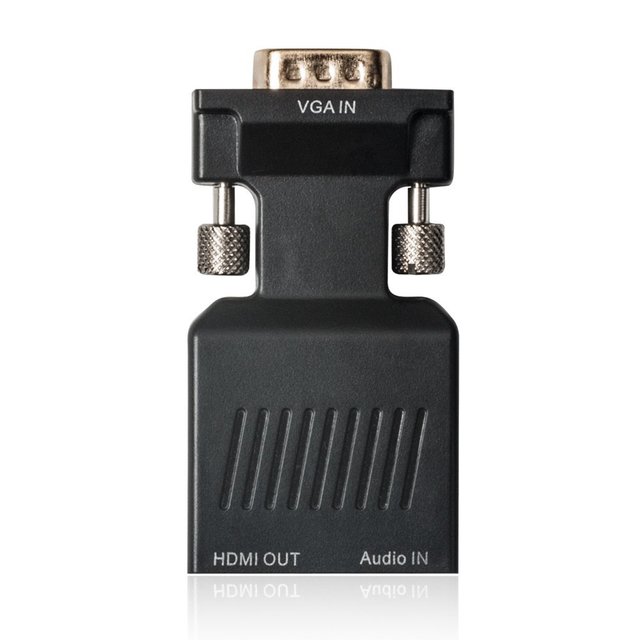 VGA for HDMI Converter Cable 1080P/720P Adapter Audio Power Input for HDTV Monitor Projector