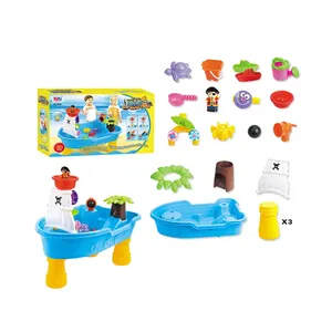 Outdoor Summer toy Kids Funny Corsair Boat Sand Water Tool Sets Play Table Kids Beach Toys for children