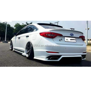 ชุดแต่งสเกิร์ตหน้า สเกิร์ตหลัง สเกิร์ตข้าง บันไดข้าง สำหรับรถยนต์ฮุนได โซนาต้า รุ่นที่ 9 ปี 2015 2016 2017 2018 อุปกรณ์ตกแต่งภายนอกรถยนต์ - Product Image 4