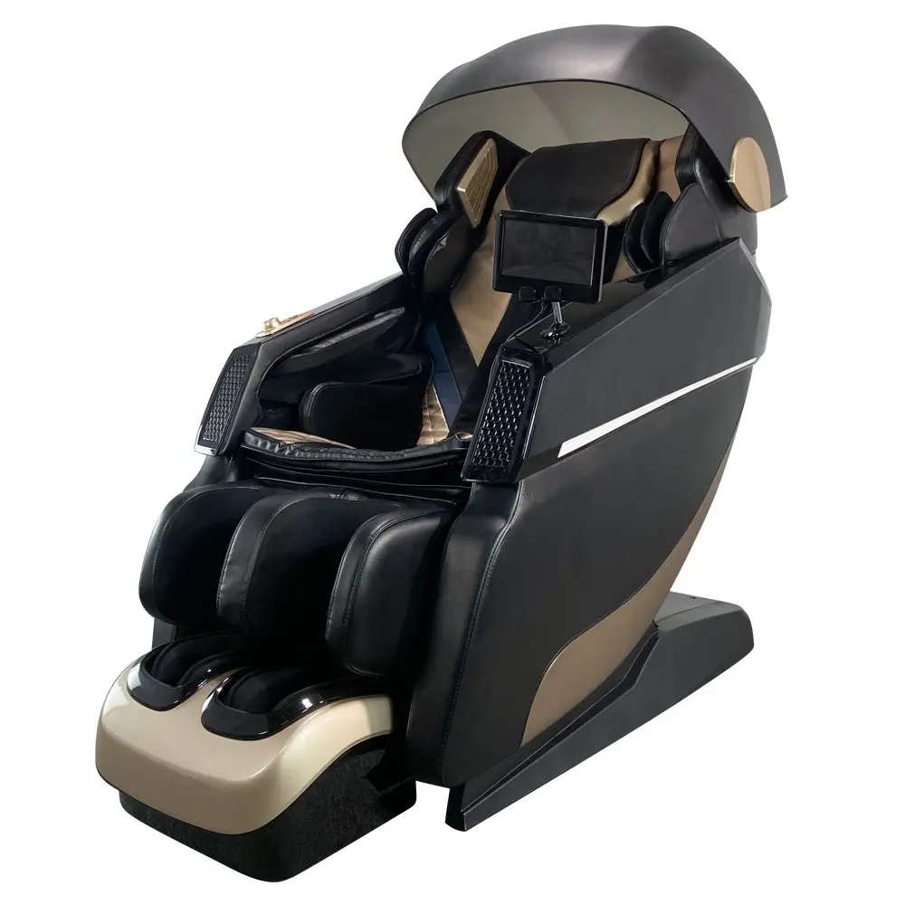 4D deluxe advanced electric full body heating shiatsu zero gravity Chinese massage chair