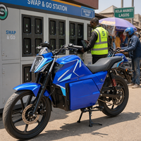 Moto électrique robuste, charge maximale 250 kg, 72 V 45 Ah LFP, 85 km/h, vélo électrique
