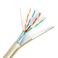 Cable de red LAN UTP/FTP/SFTP CAT5E de cobre desnudo/CCA con doble revestimiento