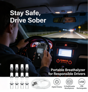 Testeur <span class=keywords><strong>d</strong></span>'<span class=keywords><strong>alcool</strong></span>émie Bluetooth portable personnel à pile combustible, haute précision, écran VA, temps de réponse de 5 secondes, prix usine - Product Image 2