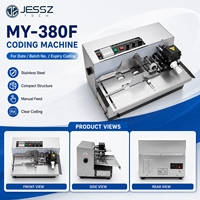 Machine de numérotation électrique automatique MY-380F, codeur de date et de numéro de lot pour étiquettes, sacs et emballages en plastique
