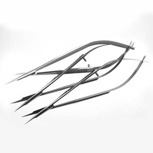 Tijeras para Conjuntiva, Oftálmicas, Microquirúrgicas, de Acero Inoxidable, Rectas/Curvas, con Punta Puntiaguda, 12 cm, Instrumentos Quirúrgicos Oftálmicos - Product Image 3