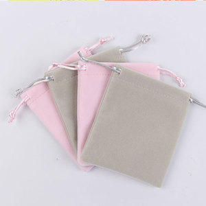 Customized Velvet Fabric Recyclable <b>Drawstring</b> Bag for Jewelry Storage and Organization Portable with Customizable Color Size - Product Image 3