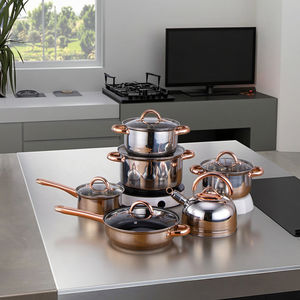 Happycooking مصنع هندي وعاء Dessini مقلاة شواء مزدوجة أدوات مطبخ جديدة أدوات مطبخ مصنوعة من المعدن المتين - Product Image 1