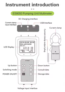 FUZRR ES9050 <b>Portable</b> Multimeter Oil Field Pumping <b>Unit</b> Multimeter Phase Detection Test Meter for Pumping Systems - Product Image 6