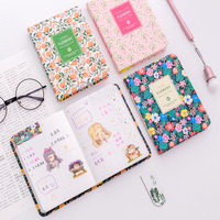 Impression personnalisée A5 A6 B5 B6 Carnets de notes Carnets de notes Carnet de notes Journal à motif fleuri