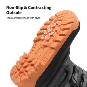 Bottes de neige imperméables pour enfants pour chaussures d'hiver antidérapantes pour temps froid - Product Image 4
