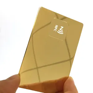 Luxury 24K Pure Metal Solid Gold Plated Cards Business Card Gold Eos Fitness Gym Membership Card Nfc Metal High Quality Metal