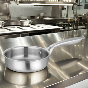 Poêle à frire multifonctionnelle antiadhésive 16/20CM 3-4L compatible avec les plaques à <span class=keywords><strong>induction</strong></span>, type noble, en acier inoxydable, pour la cuisine à domicile - Product Image 6