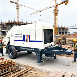Bomba de Concreto Corey HBT50 de Alto Rendimiento y Duradera, Directamente de Fábrica China Líder, Bomba de Concreto en Venta - Product Image 1