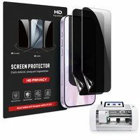 Machine de découpe de films hydrogel HD mats anti-espion personnalisés pour téléphones Samsung et protecteurs d'écran pour iPhone 15 16 17 Pro Max