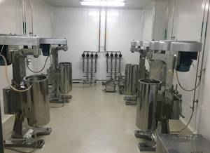 Séparateur centrifuge liquide en acier inoxydable, centrifugeuse continue avec moteur 5-3KW et composants de roulement et de moteur - Product Image 5