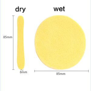 Éponge PVA - Tampon nettoyant facial compressible, se gonfle dans l'eau - Bande compressible - Coton démaquillant - Product Image 2