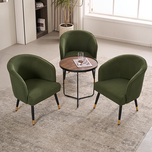Style nordique moderne Simple lumière luxe haut de gamme chaise de <span class=keywords><strong>salle</strong></span> <span class=keywords><strong>à</strong></span> <span class=keywords><strong>manger</strong></span> dossier en tissu pour la maison salon hôtel <span class=keywords><strong>but</strong></span> de négociation - Product Image 5