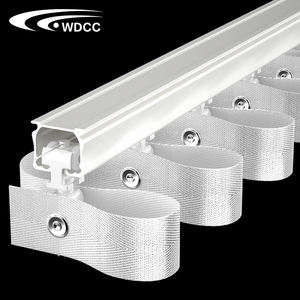 Rail de rideau incurvé en alliage d'aluminium à plis en S écologique - Product Image 2